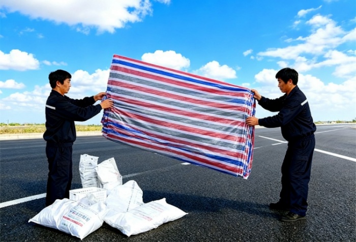 彩条布厂家电话